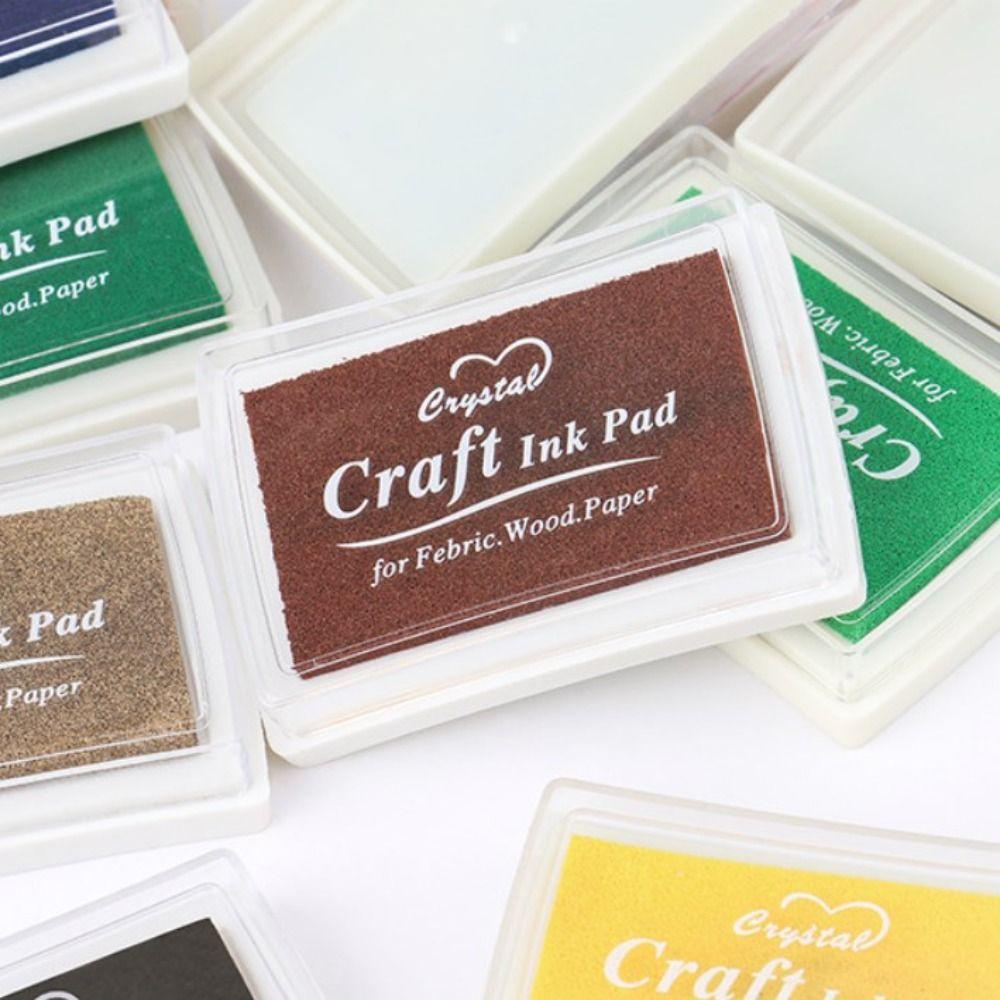 Quick-drying Finger Signature Inkpad Clear Stamping Thumbprint Ink Pad  Graffiti Drawing