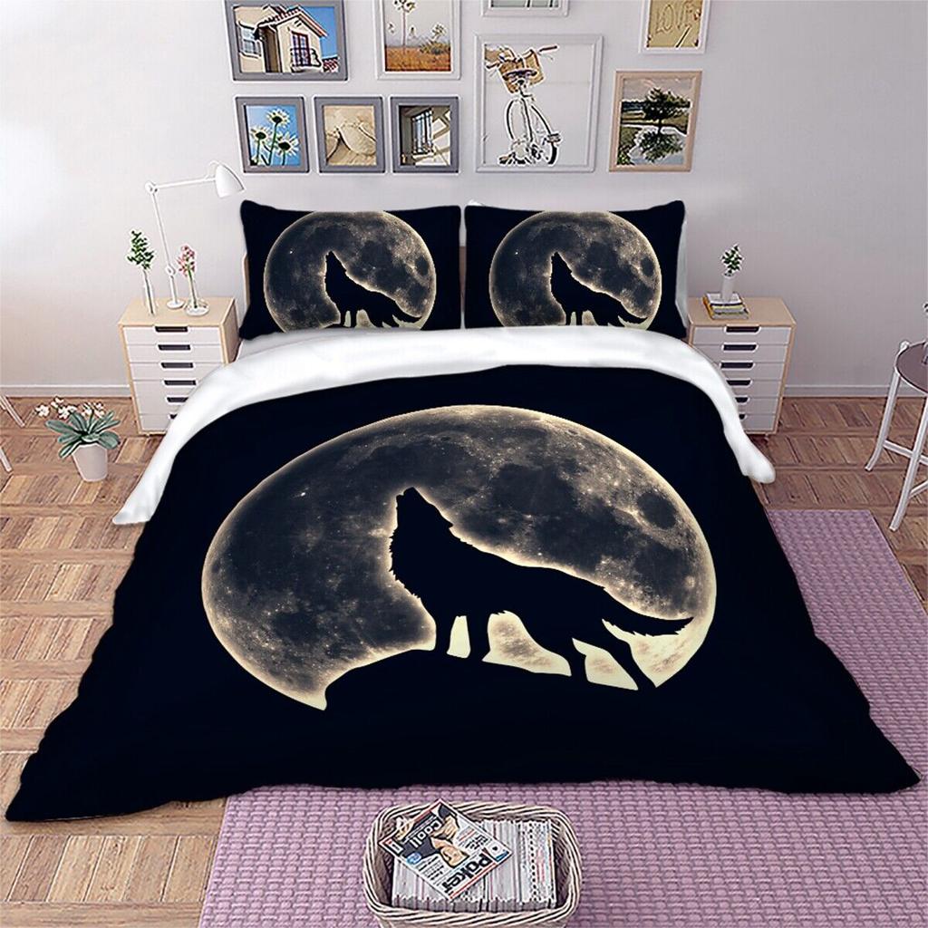 Wolf SkullFleece Blanket Reversible Fleece Blanket Warm Throw Rugs All Size Gift