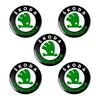 2/5/10Pcs 14MM Remote Car Key Stickers Emblem Accessories for Skoda S Skoda Kodiaq Fabia Kamiq Karoq Octavia 3 A5 A7 Scala R Accessories