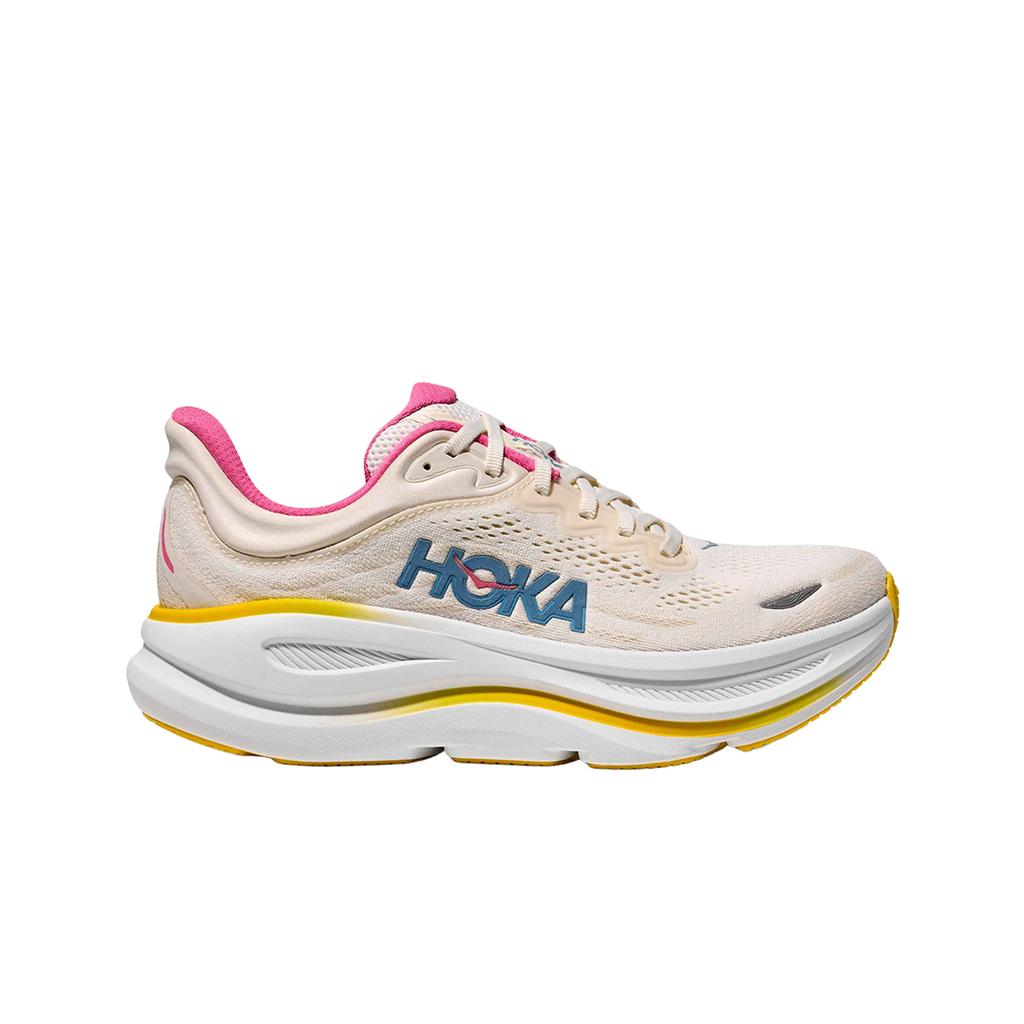 HOKA Bondi 9 Alabaster Birch Женские кроссовки Кремовые 1162012-ALBST