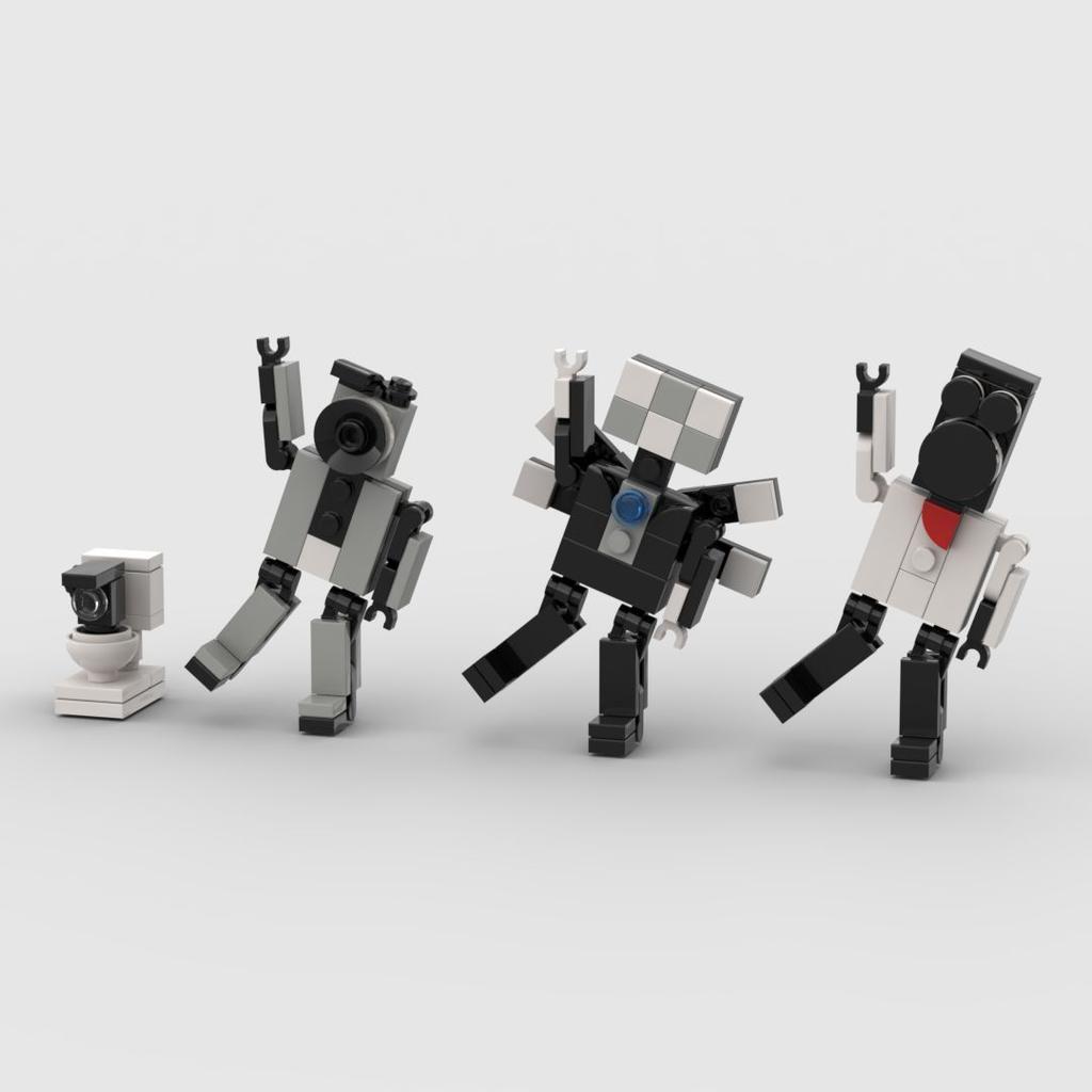 Наблюдатель Мужчина Война Туалетный Мужчина Оператор Игровая Серия Фигурка-Конструктор Игрушка