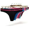 Mixed Style Sexy Underwear Panties Women's Sexy Lace Cotton G String Thongs 6 Pcs