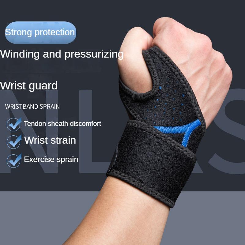 Sports Wristband for Men, Wrist Sprain, Tendon Sheath, Fitness Sheath, Wrist Bandage Wrapped Around Thumb, Basketball Glove, Finger Protector