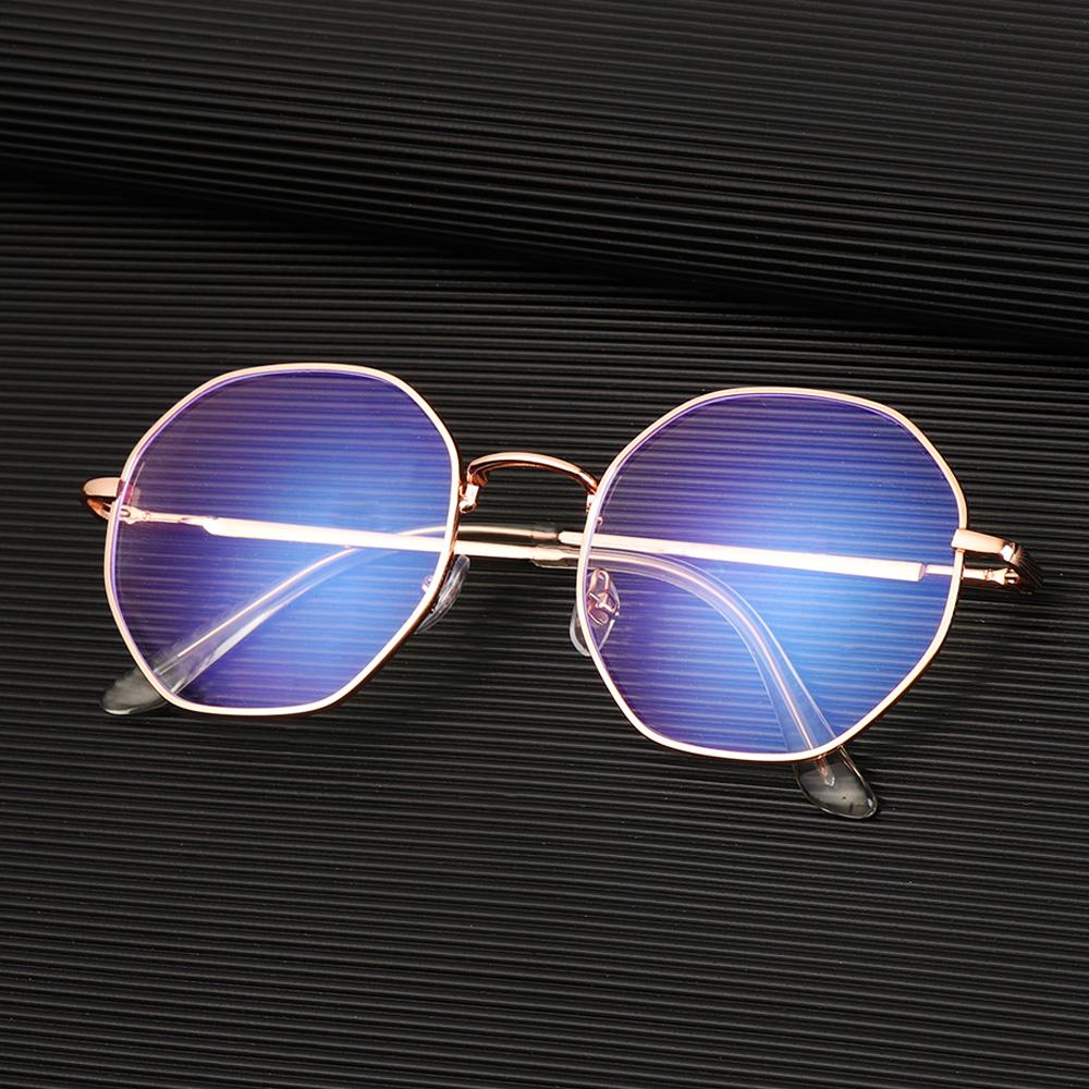 Fashion Eye wear Octagon Eyeglasses Anti-blue Light Glasses Myopia Optical Mirror Vision Care