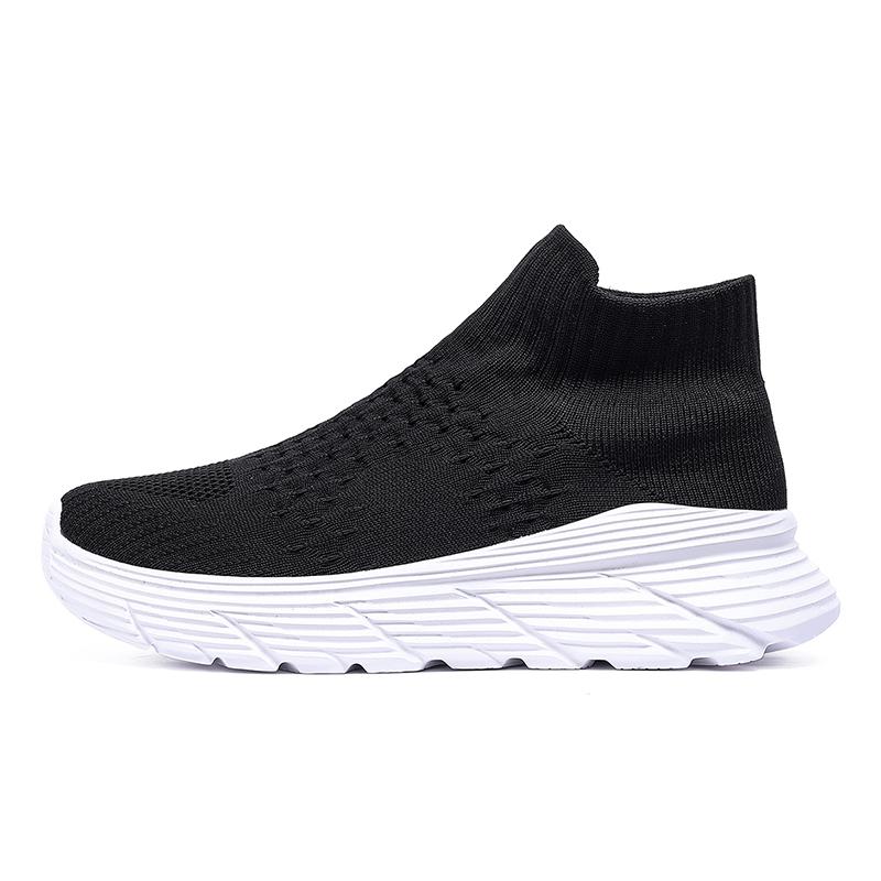 Spring/Autumn Men's/Women's Flying Knit Elastic Socks Shoes Breathable Ultra Light Fitness Outdoor Running Shoes