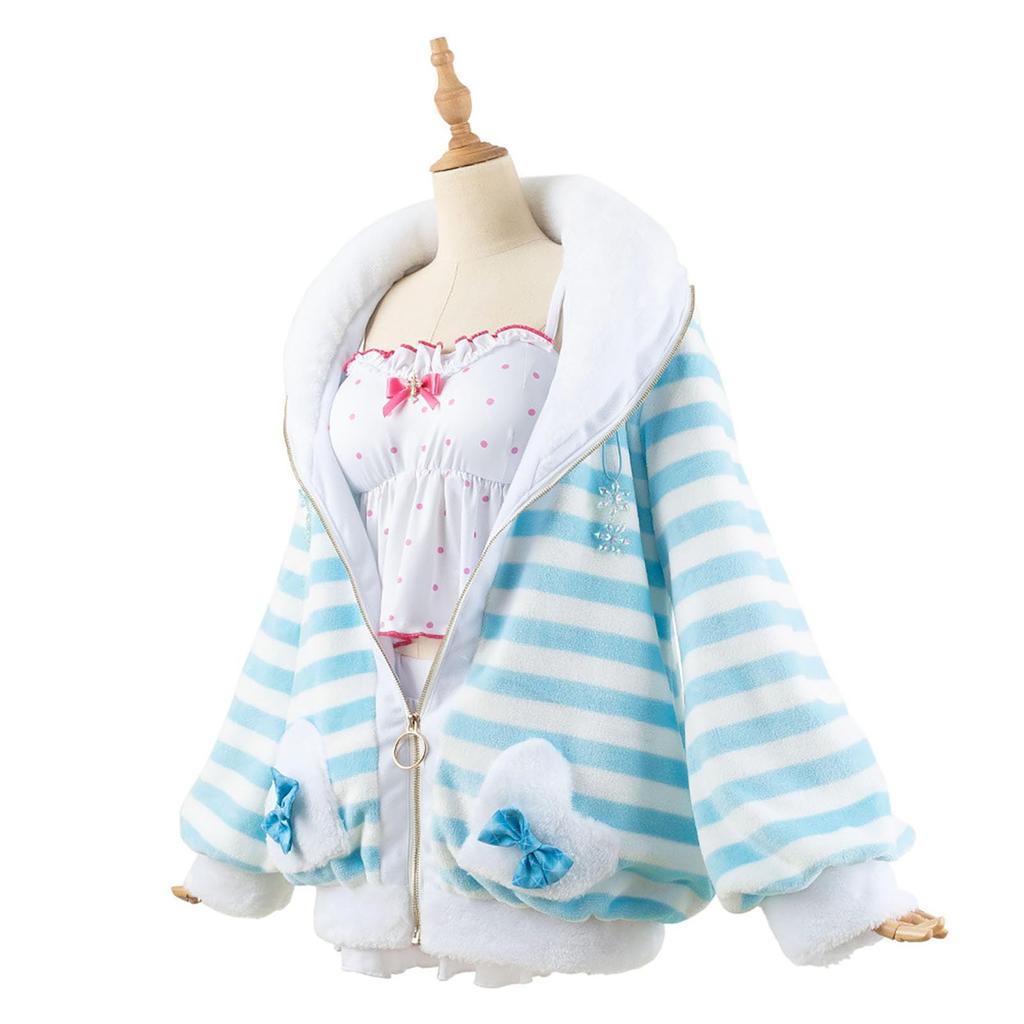 [Milky Time] Hololive Yukihana Lamy Cosplay Halloween Loungewear
