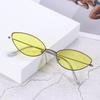 Classic Cat Eye Alloy Sunglasses Woman Brand Designer Small Frame Sun Glasses Female Vintage Metal Triangle Oculos Feminino