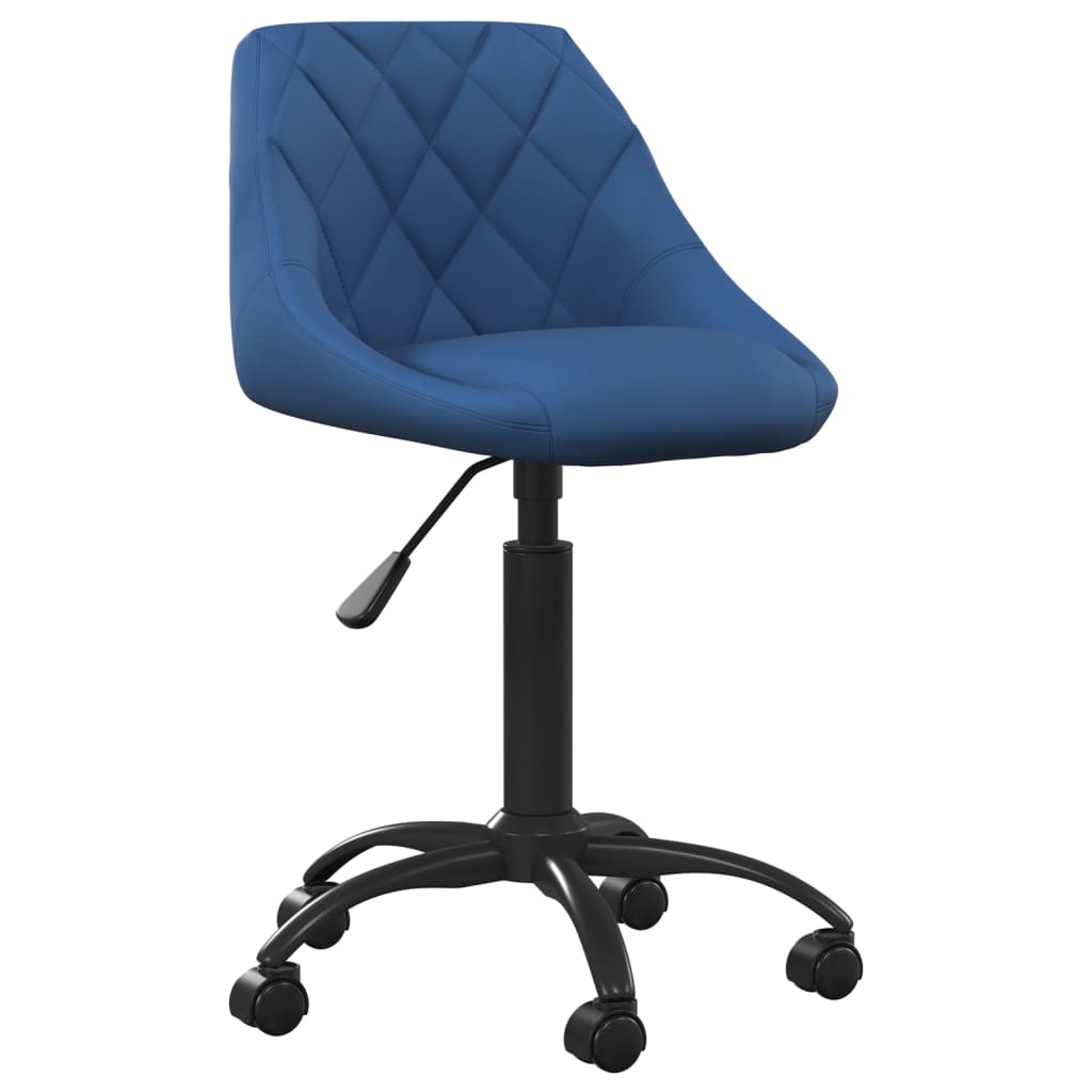 Office Chair Blue Velvet
