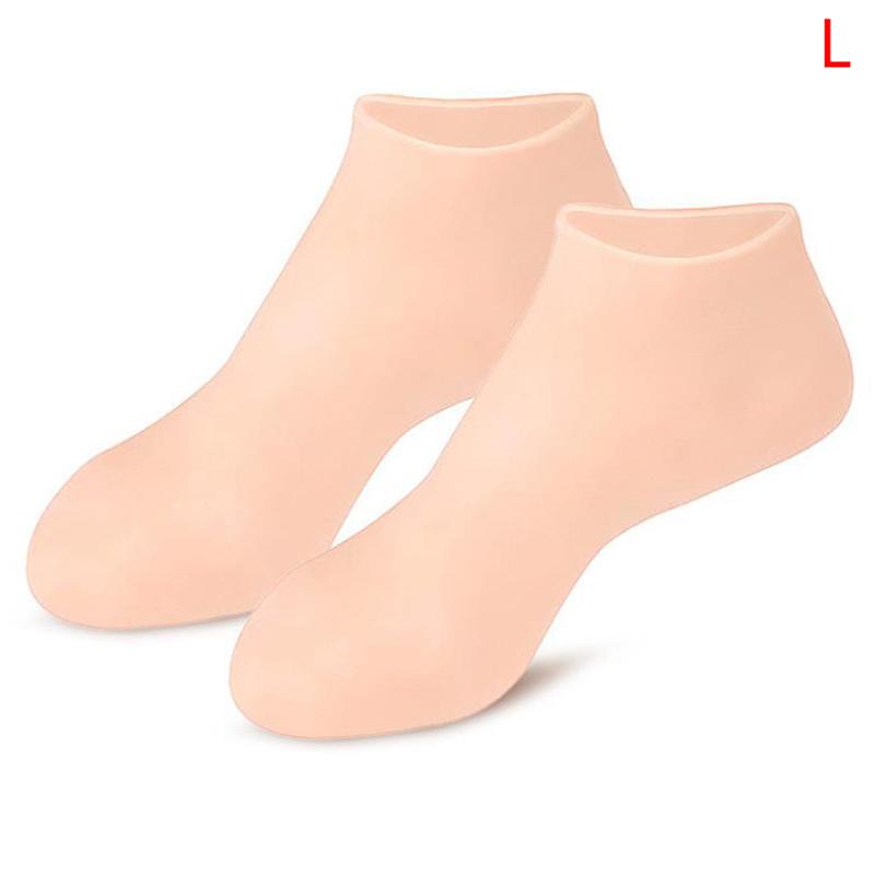 1 пара носков для ухода за ногами, спа, силиконовый увлажняющий гель, защита от растрескивания