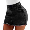New Women Summer Short Jeans Denim Female Pockets Wash Denim Mini Skirts