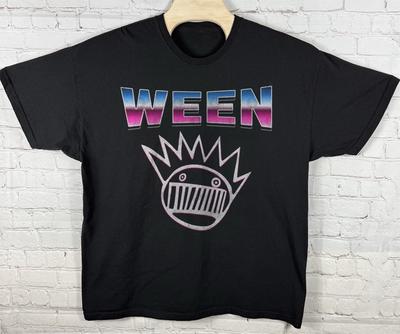 Ween 90-е Хром Унисекс Черная Хлопковая Футболка S-5XL