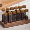 Coffee Beans Storage Container Tube Display Rack Tea Bottle Glass Single Dose Espresso Accessory Coffeware Set Tool Gift