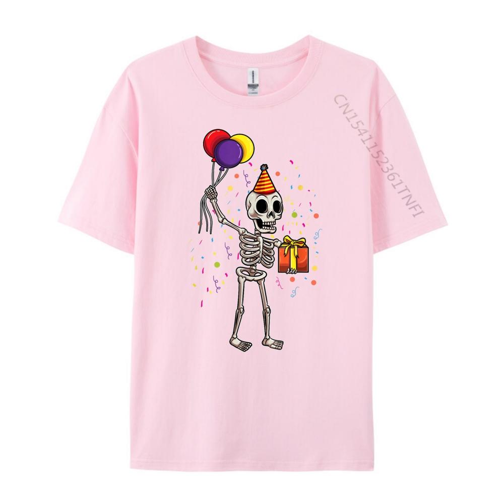 Celebrate Festive Skeleton Cotton Graphic Tees Tshirts Unisex Tshirt for Unisex Printed Graphic T Shirts Large Size Illustration
