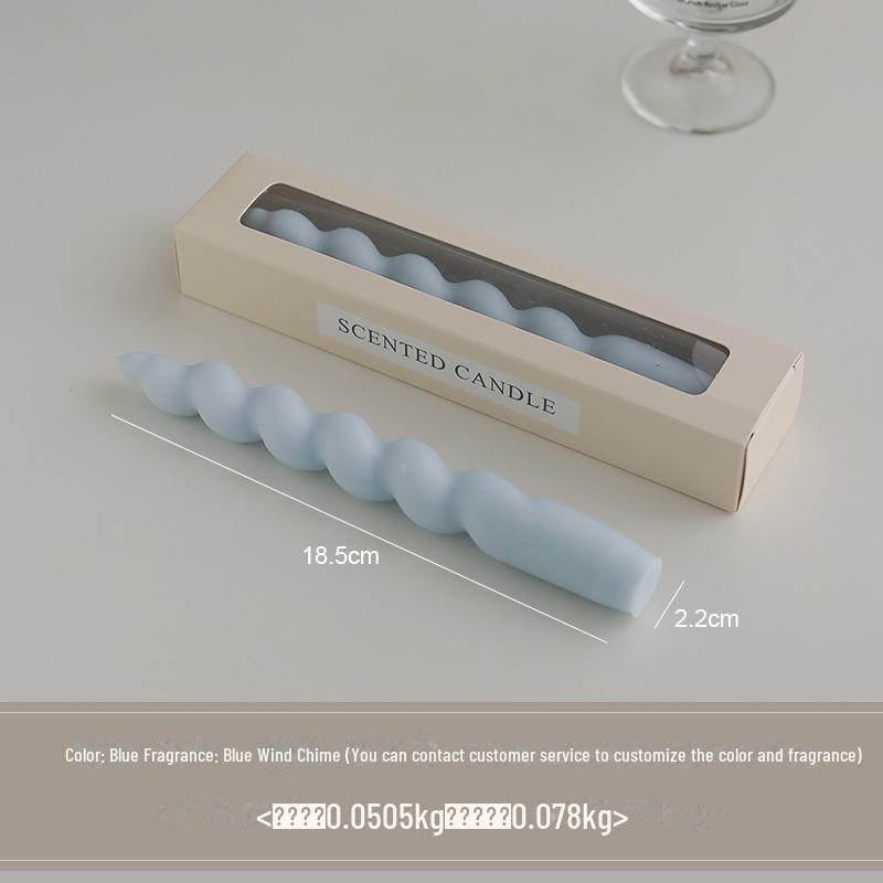 Spiral Rod Aromatherapy Candle - Stylish Home Decor & Birthday Gift