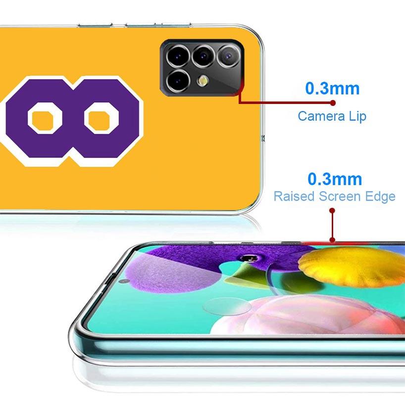 Basketball 23 24 8 Number Case Phone Cover for Samsung Galaxy A17 A16 A15 A14 A13 A56 A55 A54 A53 A36 A35 A34 A33 A26 A25 A24 A2