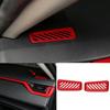 For Toyota RAV4 - Glossy Red trument L&R Air Outlet Vent Frame Trim