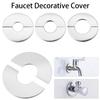 Flange Flange Cover Chrome Faucet Decorative Cover Faucet Decor Faucet Accessories Pipe Wall Covers
