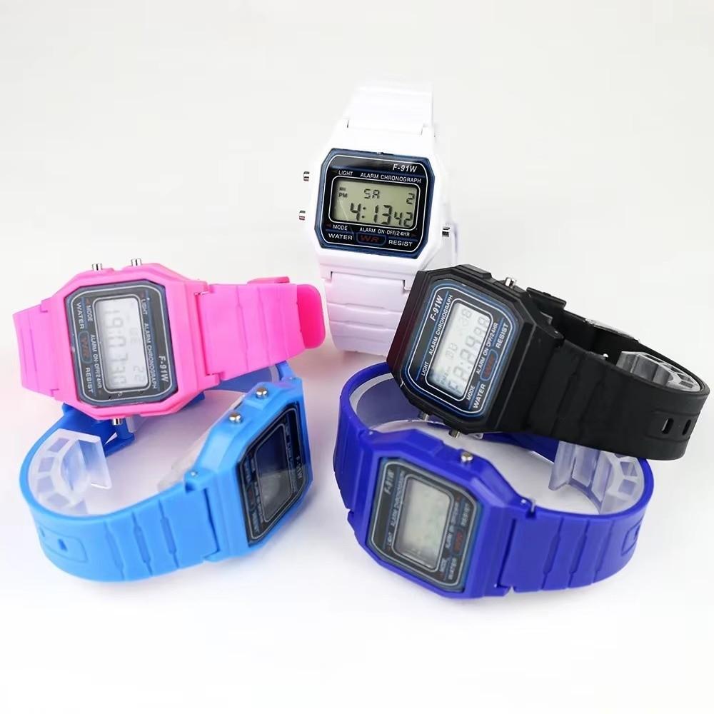 Square Dial Children Watch Multifunction LED Watch Fashion Digital Watch  Kids Wear