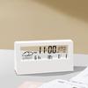 Thermo-Hygrometer Clock Creative Weather Display Electronic Alarm Clock Desktop Table Decor For Living Room Bedroom
