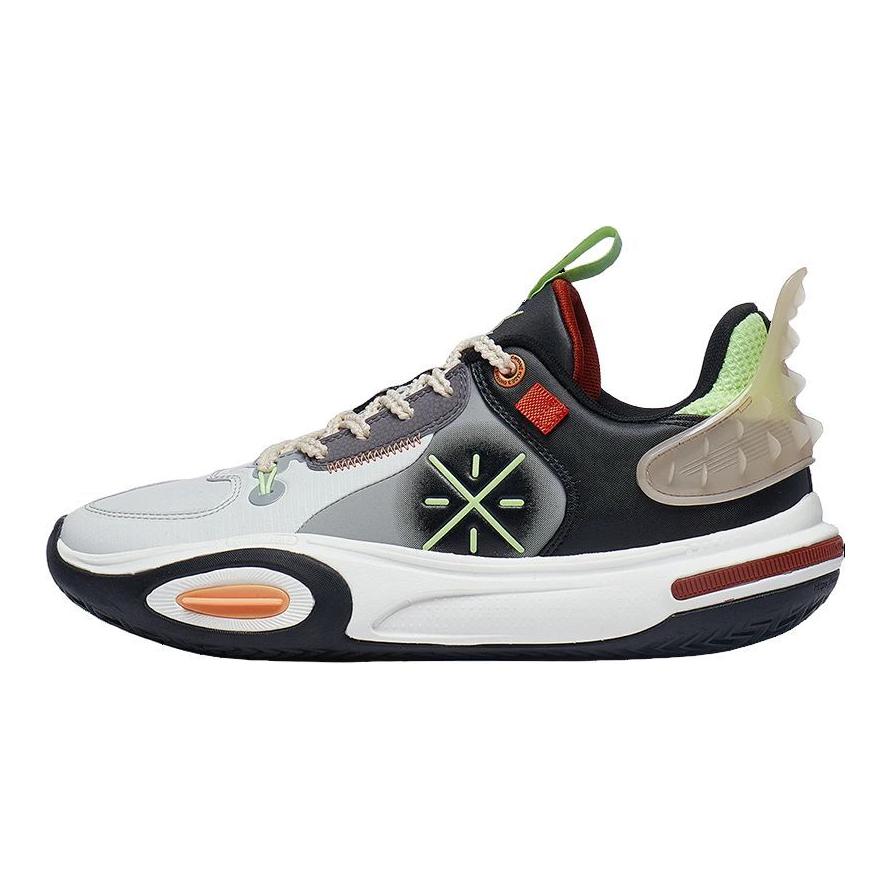 Li Ning All City 11 Young Comfortable Breathable Durable Shock Absorbing Low Top Kids Basketball Shoes Kids Basketball Shoes YKBT034-15