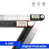 Goniometer Electronic Protractor Digital Gauge Angle Measurement Tool Multi Angle Ruler Woodworking Tools Meter Angle Finder 360
