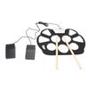 Hand Rolled Drum Pad Portable Electronic Drum Pad Foldable Silicone Hand Roll Electronic Drum Jazz