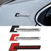 1Pc SUPERCHARGED Car Emblem Decal Badge Back Badge Sticker Racing Motorsport for MK4 MK5 MK6 G-olf A4 A5 A6 A7 A8