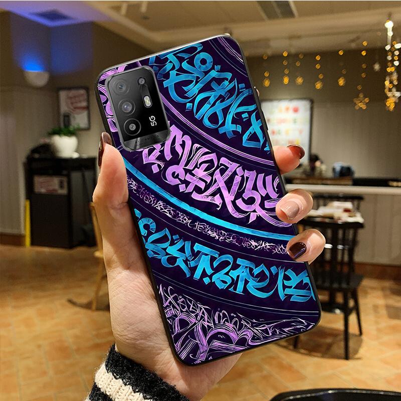 Чехол для телефона Pokras Lampas Graffiti Art для OPPO A54 A74 A94 A53S A9 A5 A15 A16 A91 A96 A76 Reno8 8Pro Reno2 Z