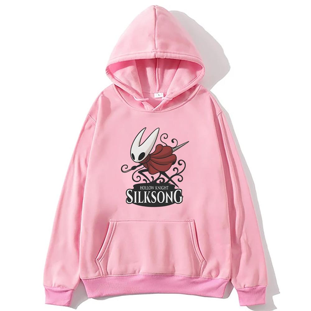 Hollow Knight Silksong Graphic Hoodie Male Women Fashion Oversized Sweatshirts Hollow Video Game Fan Pullovers High Street Hoody