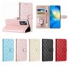 Quilted Pattern Faux Leather Wallet Case for Xiaomi Redmi Series.Redmi Note 14/Note 12/13C/14C/Xiaomi 14T...360° Protection with Card Slots & Stand