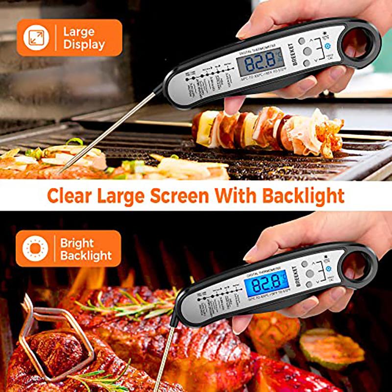 Kitchen Digital Thermometer Instant Read Meat Thermometer with Probe for Cooking Fast & Precise Food Thermometer with Backlight