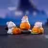 Мини смоляная статуэтка тыквы-призрака на Хэллоуин, микропейзаж, украшения для дома и автомобиля, рабочего стола