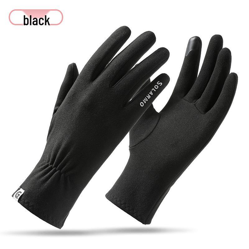 Женские сезонные бархатные перчатки с сенсорным экраном: Тонкие весенние/осенние, Теплые зимние, Противоскользящие, Эластичные, Приятные для кожи.