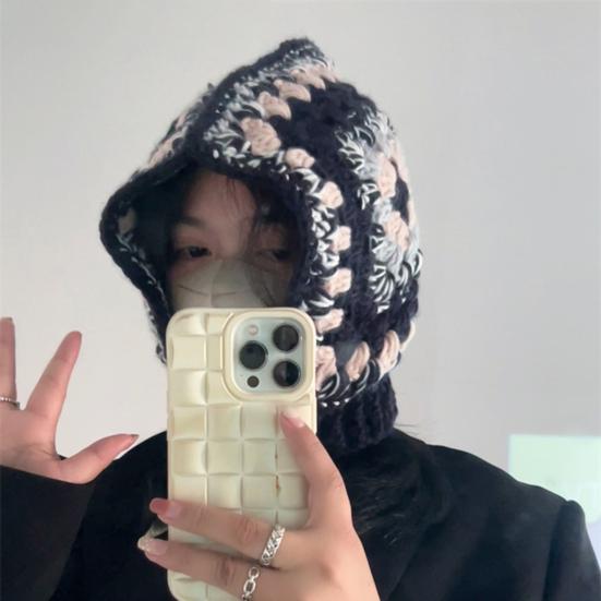 Шляпа-балаклава, стильный, сочетающийся по цвету, супермягкий вязаный шарф без полей, принадлежности для верховой езды