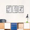 3 шт. Ретро Мода Металлическое Настенное Искусство Скульптура Женской Фигуры для Украшения Спальни