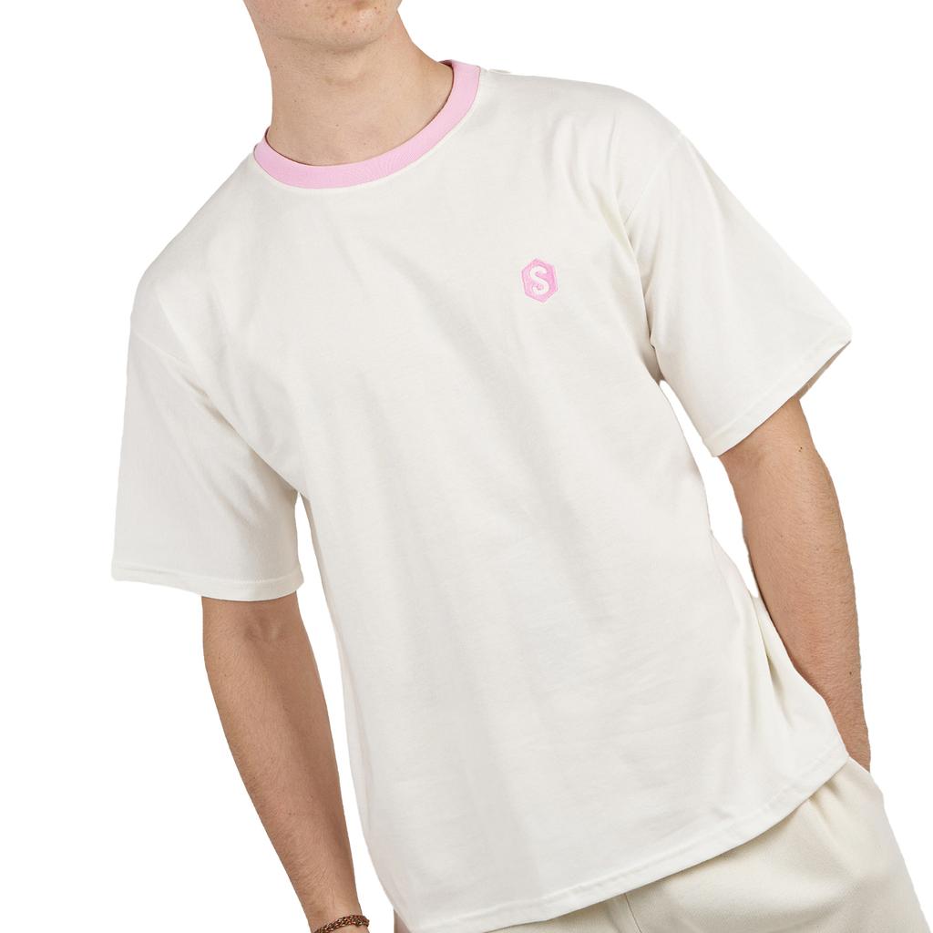 Camiseta de manga corta Oversized BeHappy SPRBCA-2204 para Hombre