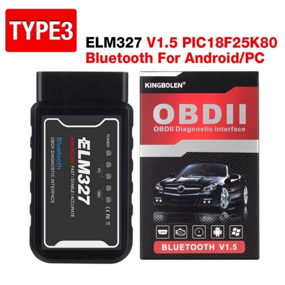 Автомобильный WiFi-сканер V1.5 ELM 327 PIC18F25K80 Чип OBD2-сканер Диагностический инструмент Считыватель кодов неисправностей для ELM327 OBD2 Для Android IPhone
