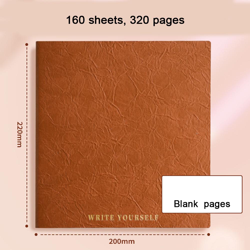 (Logo Can Be Engraved) Thick Square Sketchbook, Grid/blank Inner Pages, Student Notebook, Thickened Notepad, Drawing Notebook