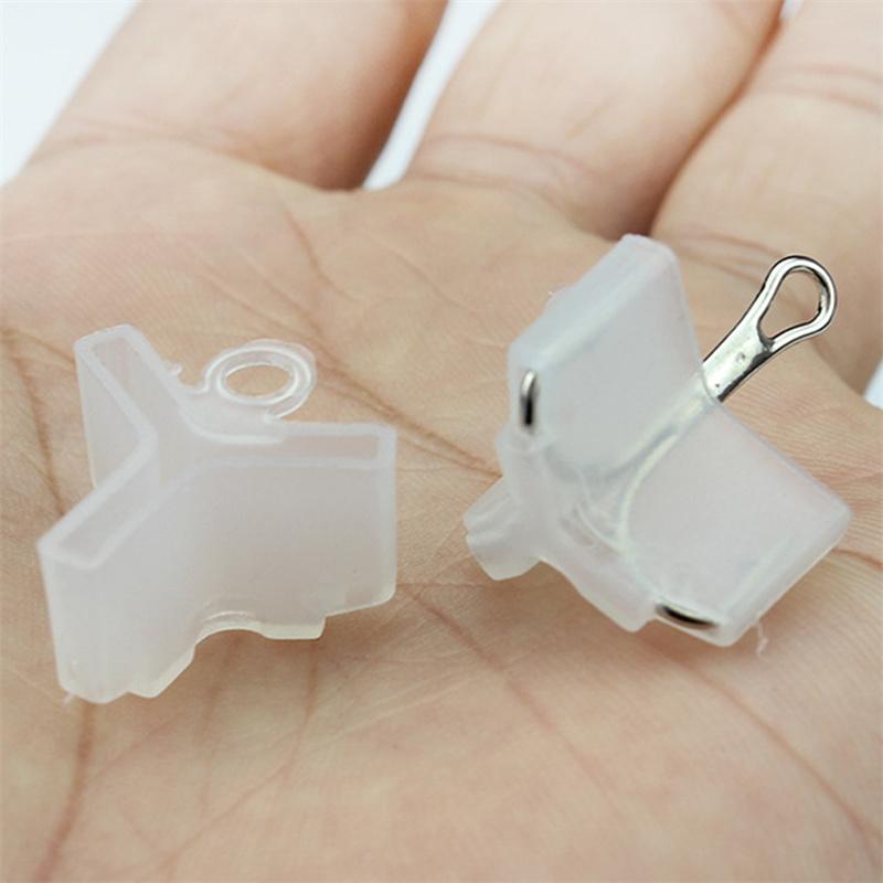 50pcs/set Fishing Hook Protection Guard Case Three Anchor Fishhooks Protective Grip Hook Protective Cover Carp Hooks Accessories