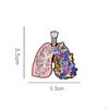 Брошь "Человеческие Органы" Модная Эмалированная Булавка Декоративные Маскарадные Косплей Реквизит Металлические Булавки на Лацкан Украшения