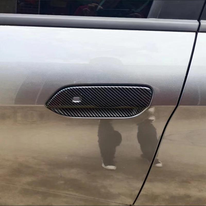 Для Byd ATTO 2 EV 2025 Аксессуары ABS Карбоновые Накладки на Ручки Дверей Накладки на Чаши Дверей Защита от Царапин Декоративные Наклейки