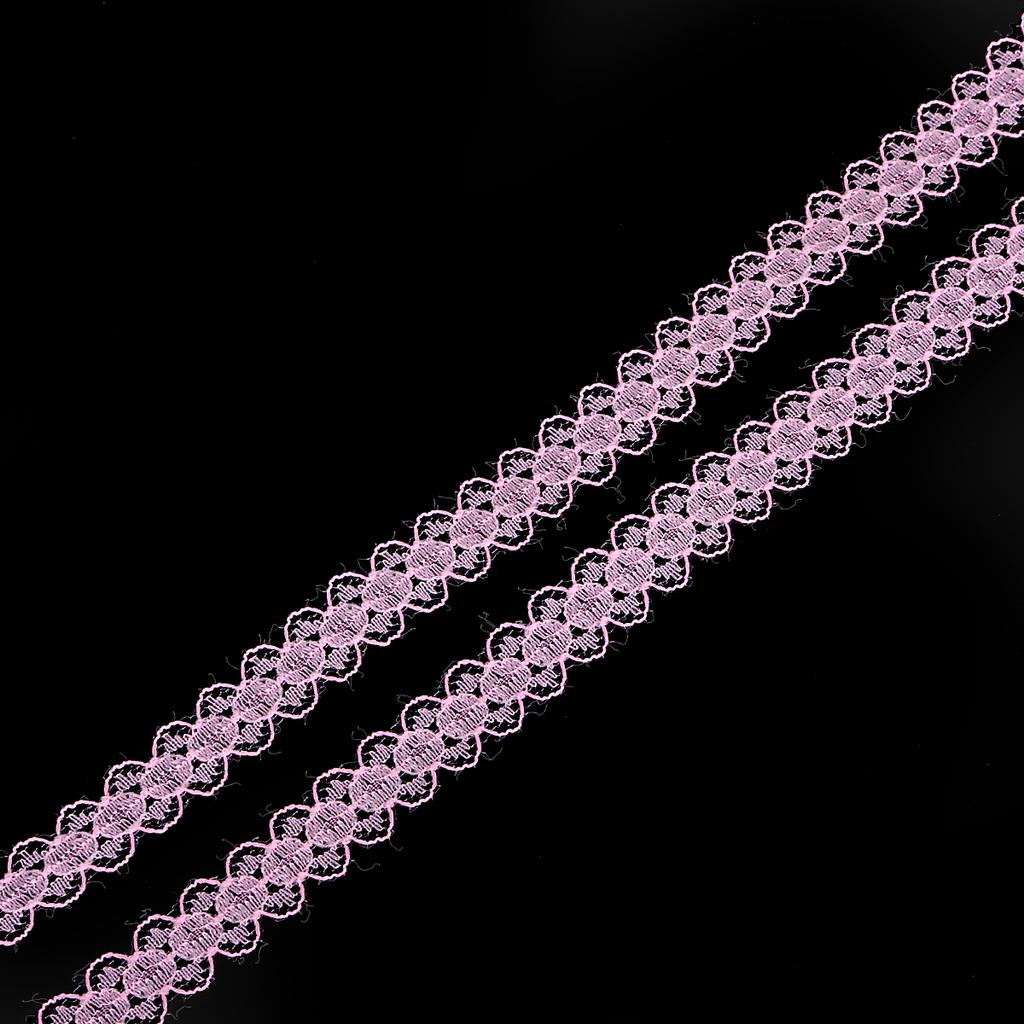 Lace Ribbon 15mm Lace Trim Fabric Embroidered Net Lace Trimmings for Sewing Decoration