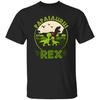 Papasaurus Rex Unisex T-shirt gift Father dinosaur tee black dark heather