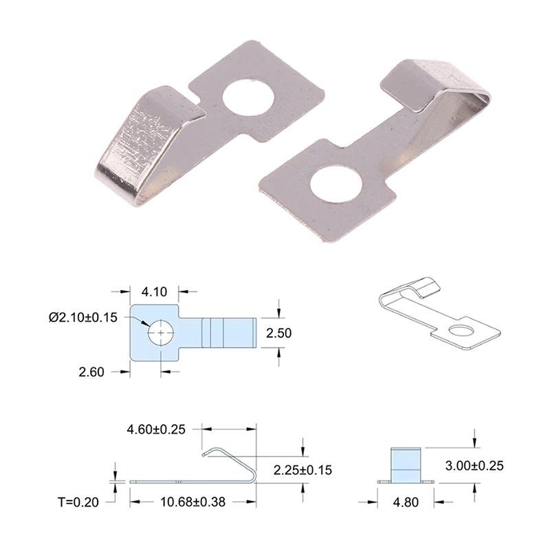 5/10PCS AK810-02-NI SMT Spring Contact 3.00mm Precision Negative Terminal for Button Battery SMD Surface Mount Technology