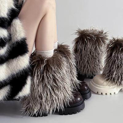 Дизайнерский смысл постепенное изменение Мао Мао милый набор Spice Girl сапоги осень и зима модная вставка с юбкой женские модные сапоги