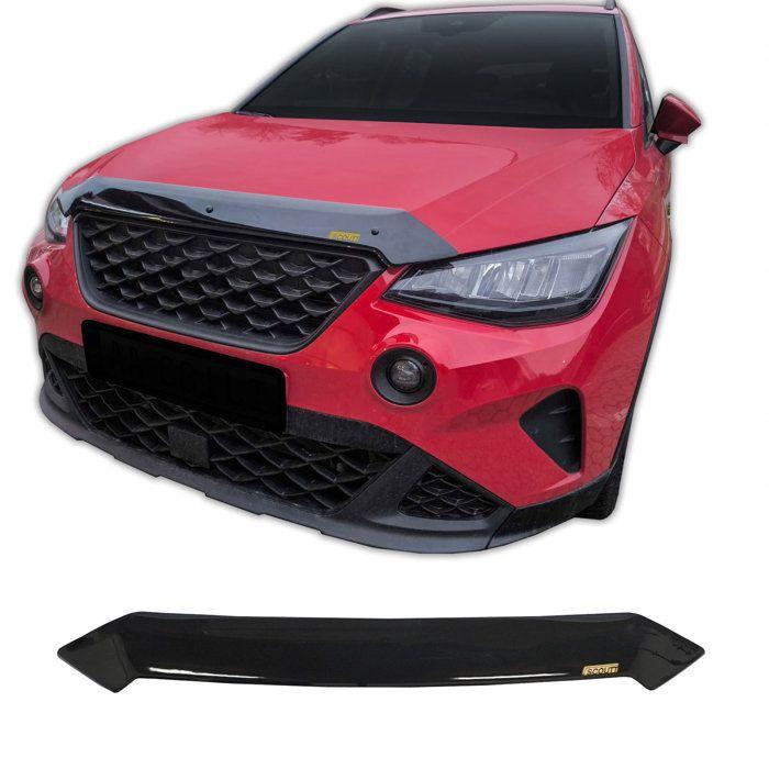 SCOUTT | Bra Capot Déflecteur Protection Pour Seat Arona Depuis 2017, Aérodynamique, Assemblage Facile, Aucun perçage requis