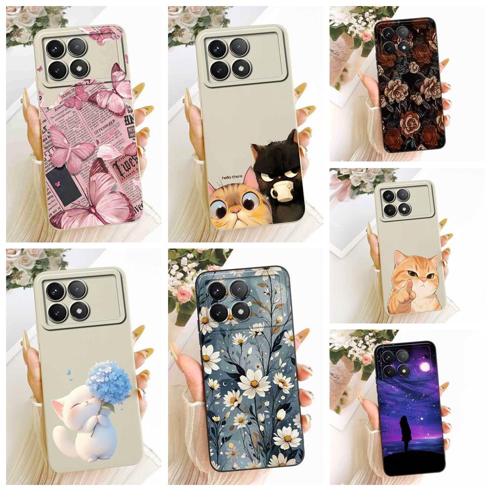 For Redmi K70 23113RKC6C Case Silicone Cute Cartoon Fashion Painting Back Cover For Redmi K 70 K70 5G Phone Cases Bumper Fundas