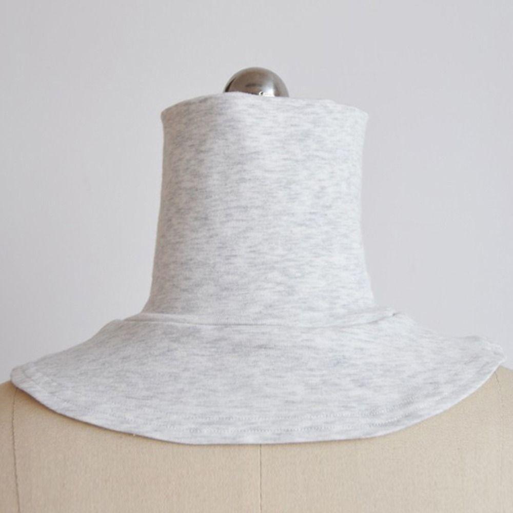 Половина топа с высоким воротником, съемный воротник-стойка, накидка на шею, весна, осень, зима