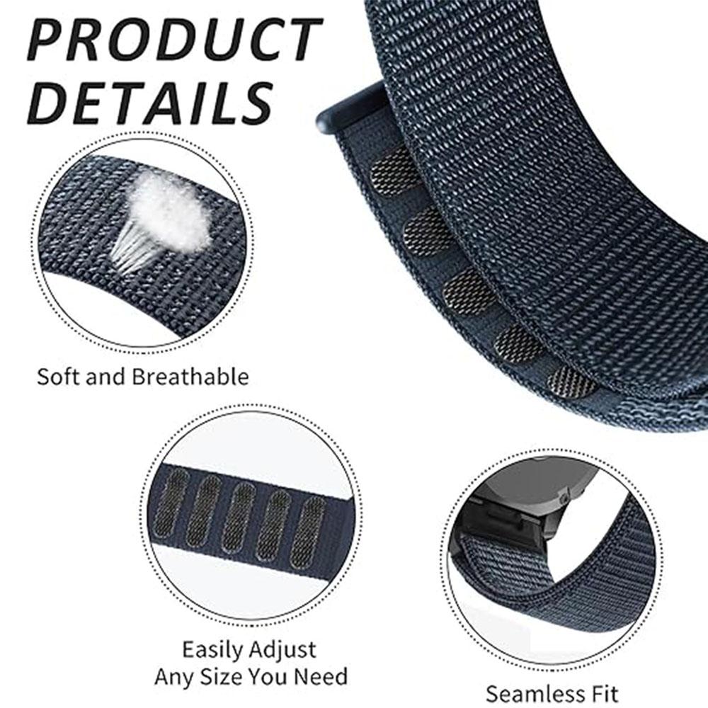 26 22mm Nylon Watch Strap for Garmin Fenix 8pro E 7X 7 6X 6 5plus/Forerunner 970 965 Quickfit Band Instinct 3 2X Loop Watchband