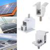 4Pcs Adjustable Solar Panel Mounting Z Brackets Solar Rail End Clamps  Solar System Accessories